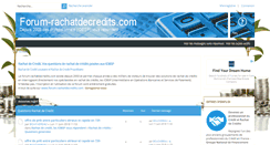 Desktop Screenshot of forum-rachatdecredits.com